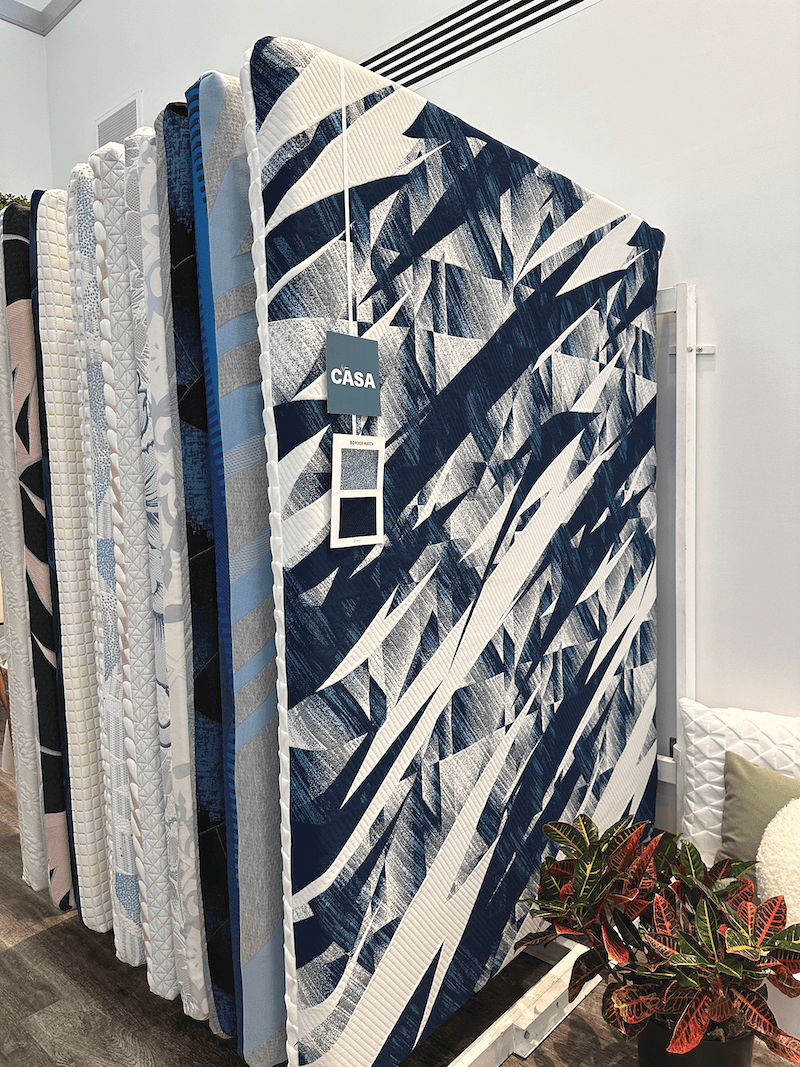 The Casa collection, shown at ISPA EXPO in March, embodies the trend toward bolder and more unexpected fabrics.