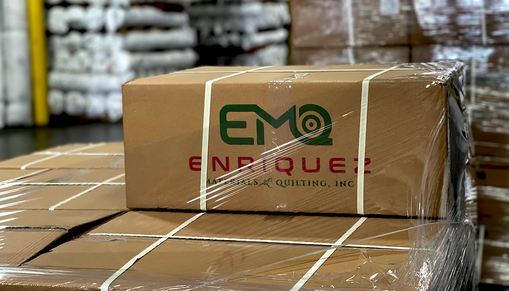  To best service its customers, Enriquez Materials & Quilting maintains six months of stock of most components and offers  24-hour delivery within a 100-mile radius of its facilities.