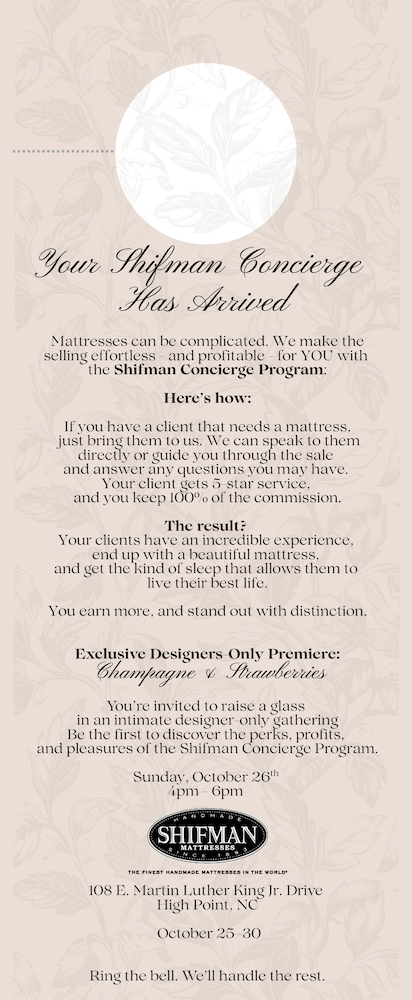 Shifman Introduces Concierge by Shifman