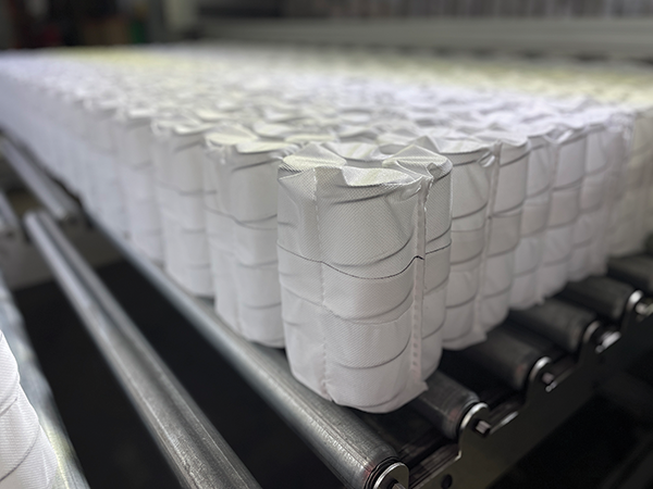 Texas Pocket Springs offers glueless pocketed coil units made with proprietary machinery and is also working on a recycling machine that will dismantle the units at end of life.